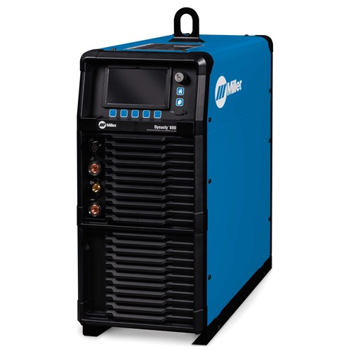 Miller Dynasty® 800 TIG Welder #907859 - Side view, control panel screen off