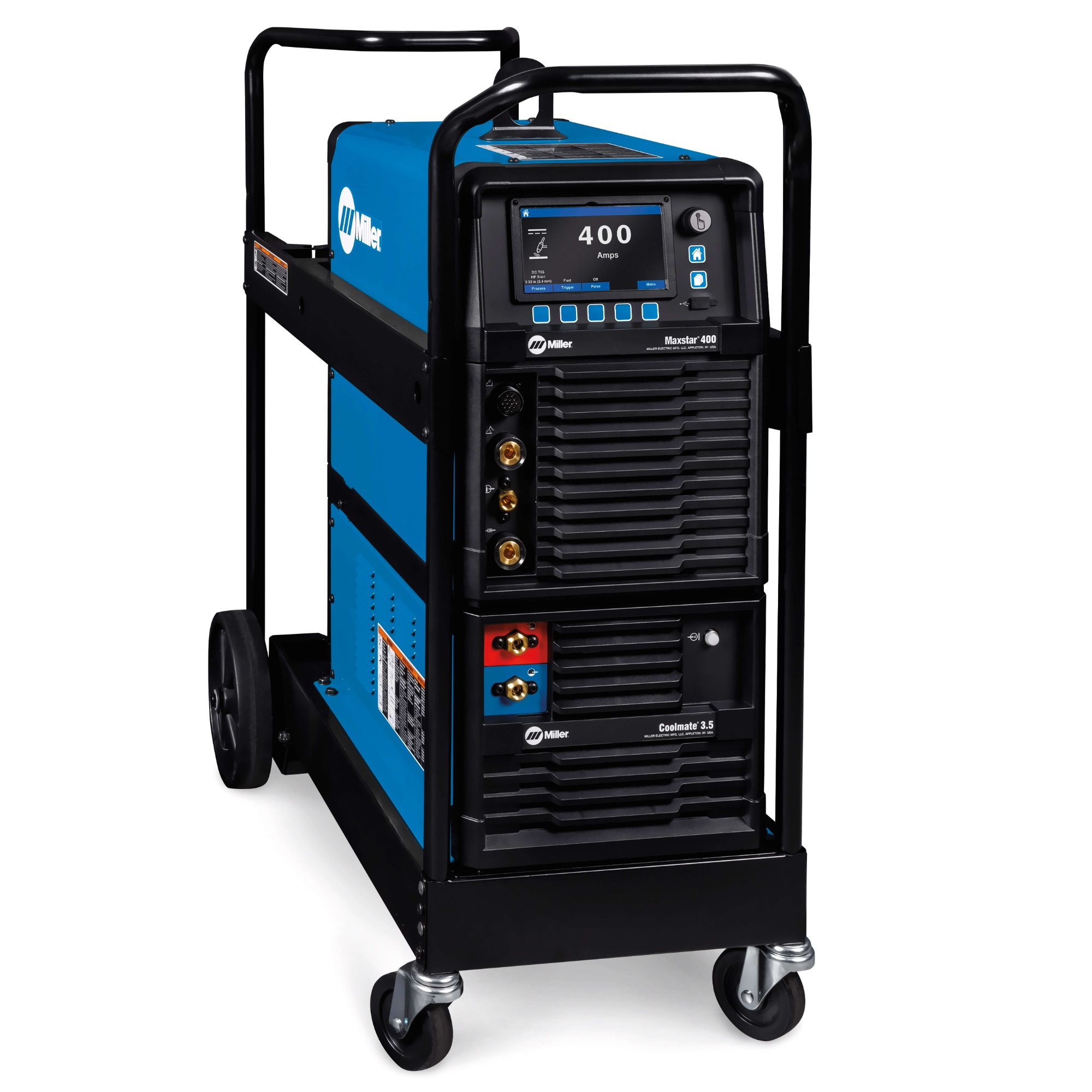 Miller Maxstar400 TIG/Stick welder with cart - LCD screen on