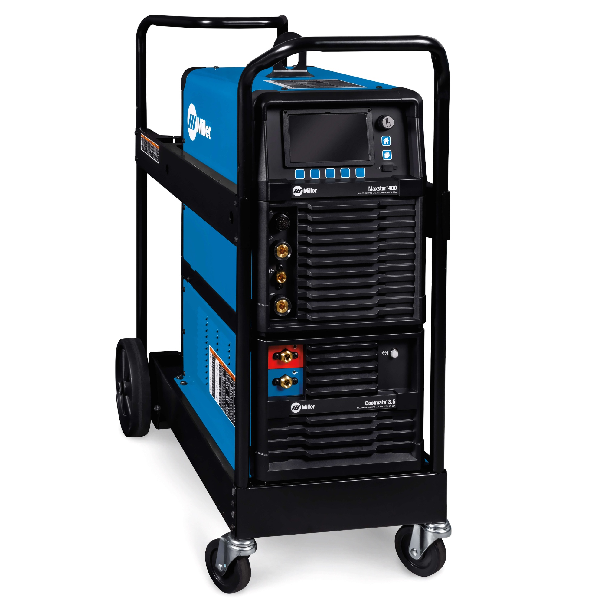 Miller Maxstar400 TIG/Stick welder with cart - LCD screen off