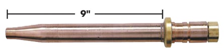 Miller Smith® SC Series Extra-Long Heavy-Duty Acetylene Cutting Tip, 4" Capacity #SC12-4X9