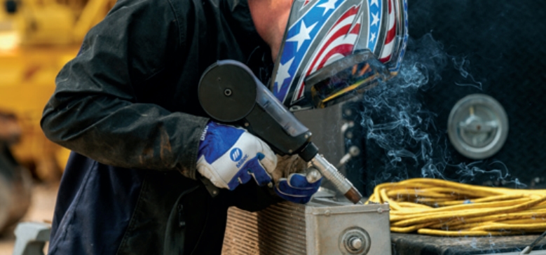 Miller Trailblazer® 330 Diesel Engine-Driven Welder w/ Excel (Kubota) & WIC #907849002 with direct 10-pin spool gun connection for aluminum welding