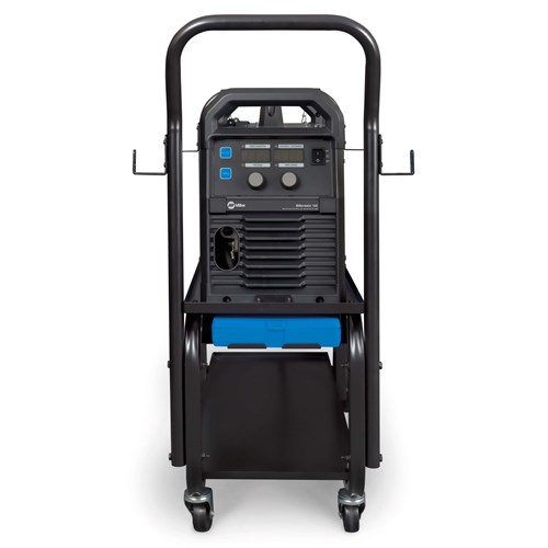 Millermatic 142 MIG welder #951000072 on cart - front
