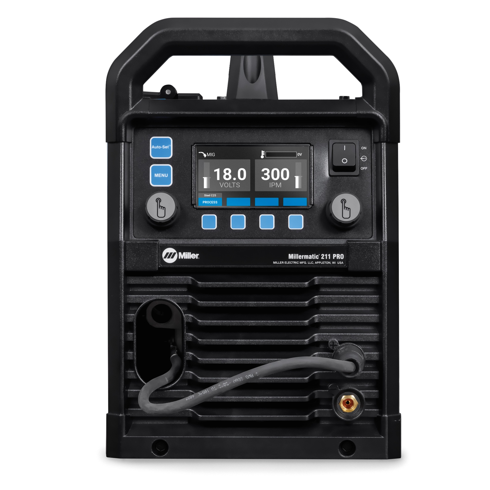 user interface of Brand New Miller Millermatic® 211 PRO MIG Welder - 907839