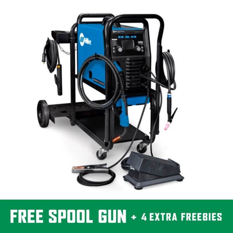 Miller Multimatic 220 w/ cart 951000070 Spool gun included Welder