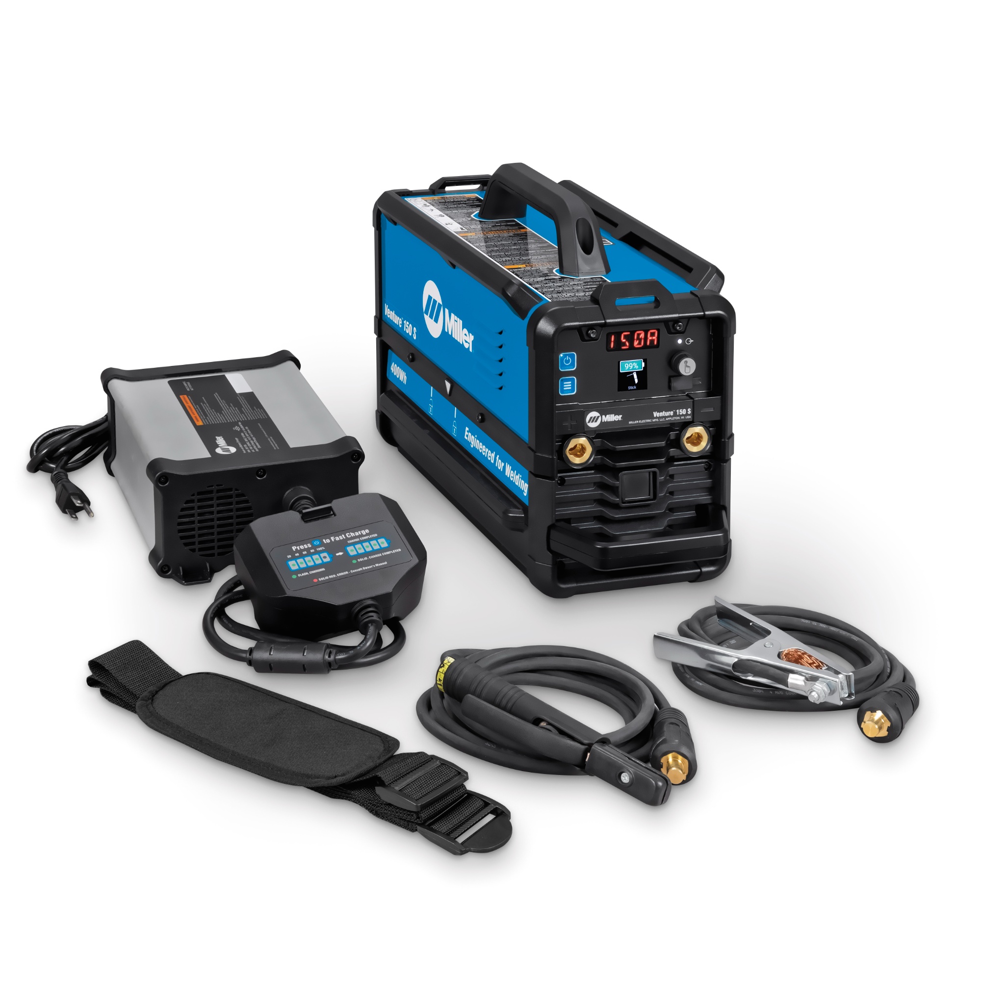 buy the Miller Venture™150 S Battery Powered Welder with 400Wh Battery and Charger #951000202