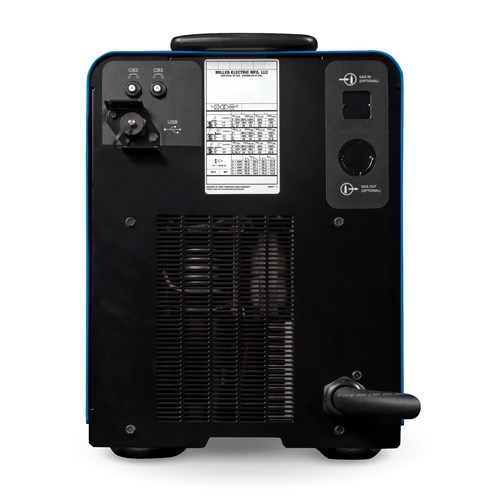 back side view of the Miller XMT® 400 MIGRunner™ Multi-Process Welder with Intellx™ Basic - 951971