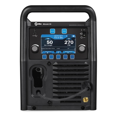 front side view of the Miller Millermatic 355 (pulsed) MIG welder #951927
