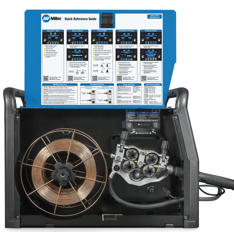 open side view of the Miller Millermatic 355 (pulsed) MIG welder #951927