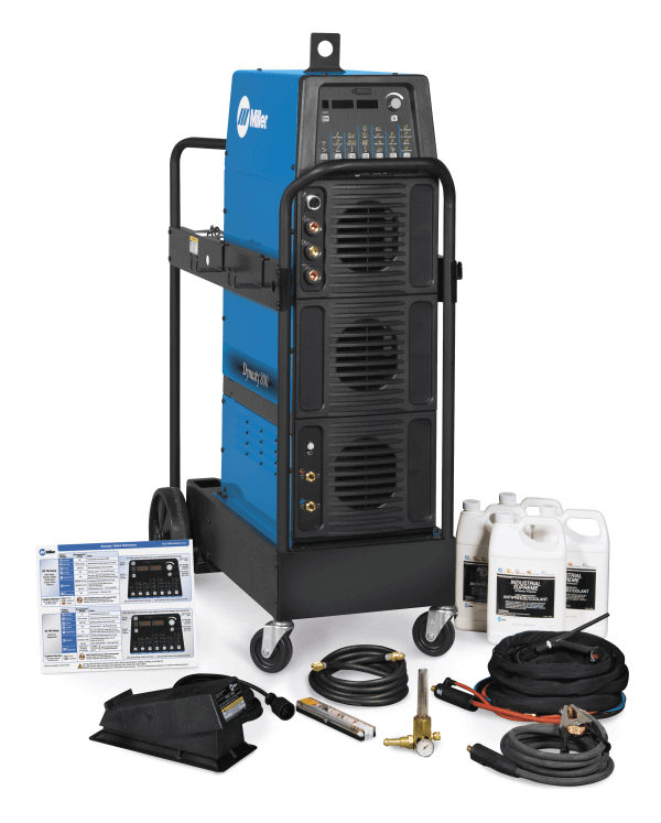 Convenient Miller Dynasty 800 w/ RFCS-14HD remote foot control beginner welding package