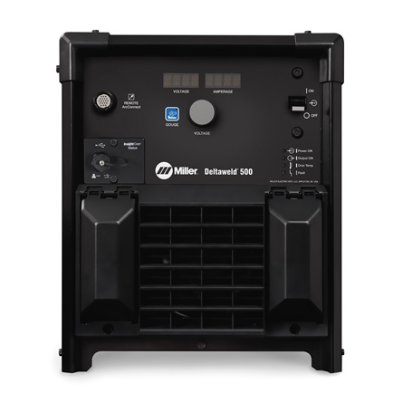 Miller Deltaweld 500 with Insight Core Front Covered #951827