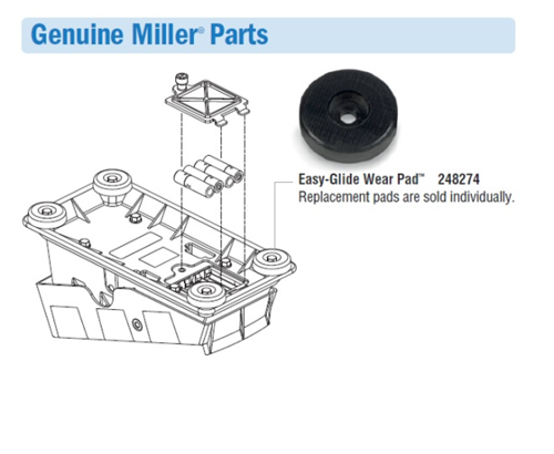 Miller Welder Wireless Foot Control #301580 diagram