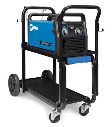 Millermatic 211 Auto-Set/Small Cart 110/220 Volt Mig Welder