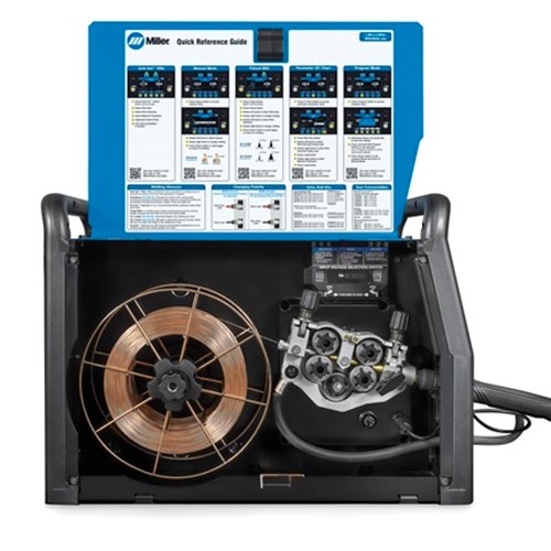 Side profile of the Millermatic 355 mig welder from Welders Supply