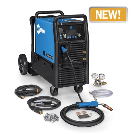 Miller Multimatic® 235 Multiprocess Welder w/ EZ-Latch™ Running Gear 951846