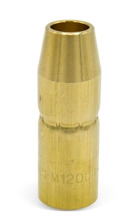 Miller AccuLock™ MDX™ Small Thread-On Nozzle, 1/2" Orifice, Flush Tip, Brass (2 per pkg) NS-M1200B