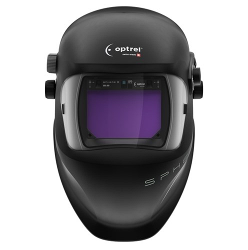 front side view of the Optrel SphereX 2.5 Welding Helmet, 1006.680 for Sale