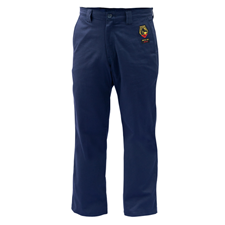 Flame-resistant pants from Dovetail Workwear made for female welders