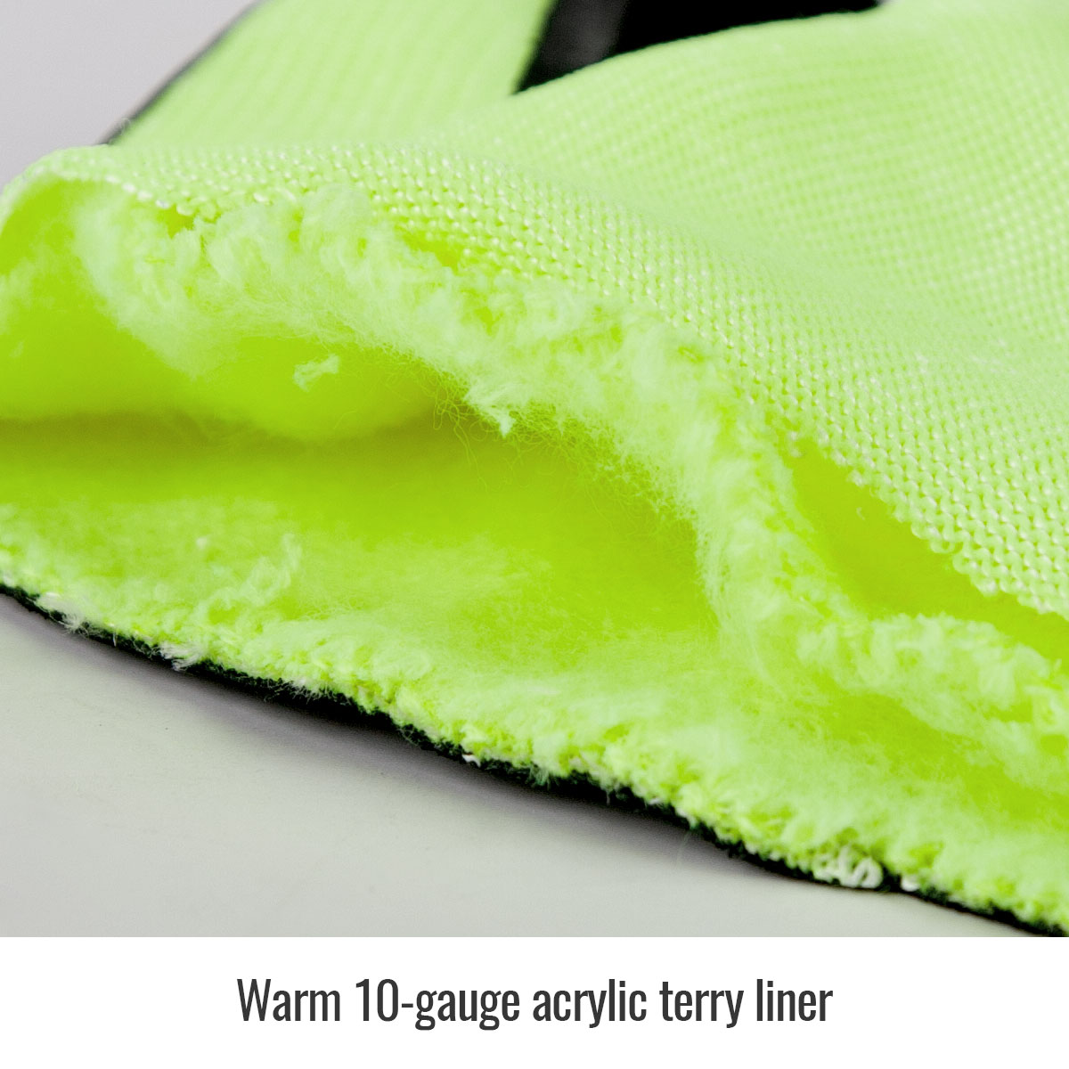 Revco Black Stallion A5 Cut Resistant Thermal Sandy Nitrile Coated Hi-Vis Hppe Blend Glove #GR4545-HB for sale