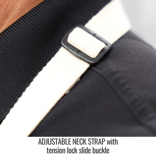 Revco Black Stallion Grain Goatskin & FR Cotton Hybrid Bib Apron Neck Strap