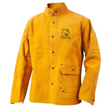 Revco Black Stallion Rugged Split Cowhide Leather Welding Jacket #JL1550-TN for sale online at Welders