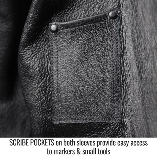 pockets of Revco Black Stallion Jl2035-Bk BSX Coat Pig Grain #JL2035-BK
