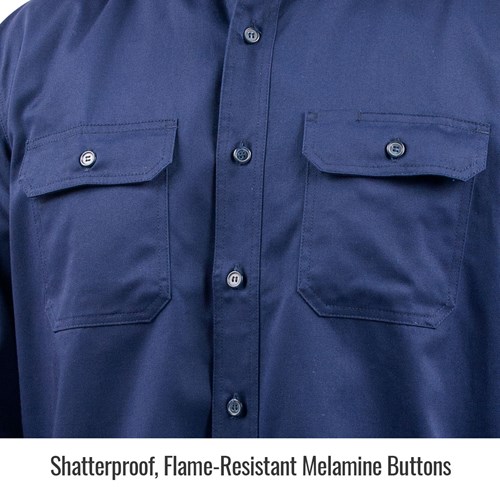 Revco Black Stallion  FR Cotton Stone Work Shirt #WF2110-NV