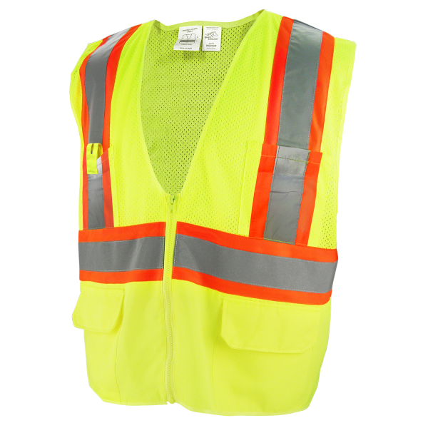 Revco Solid Bottom Safety Vest W/ Reflectives #SVY220 Revco Solid Bottom Safety Vest W/ Reflectives #SVY220