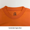 Revco Orange Long Sleeve T-Shirt with Silver Reflective Tagless Neck #TF2511-OR