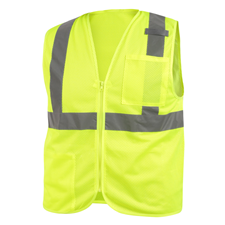 Revco Standard Polyester Safety Vest (Lime) #VS2020-LM