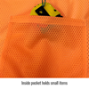 Revco Polyester Hi-Vis Safety Vest Pocket (Orange) #VS2022-OR