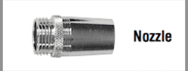 186405 MIG Nozzle 5-Pack For Miller Spoolmate & Hobart Spool Guns - .562 Orifice Welding Nozzles