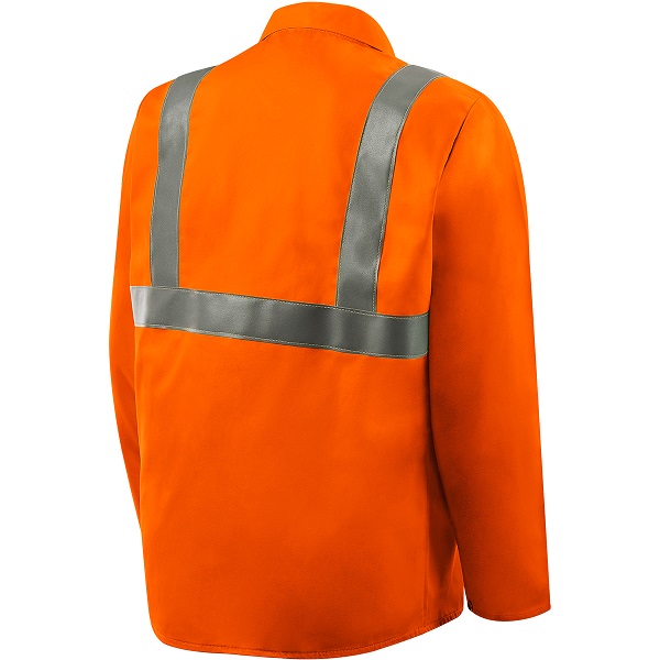 High visibility welding jacket