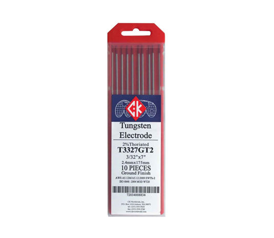 CK Tungsten 2% Thoriated (red) 10/PK #T1167GT2