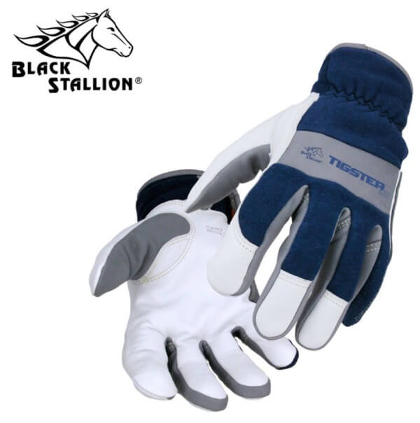 Tigster® FR Cotton/Grain Kidskin Premium TIG Welding Gloves #T50