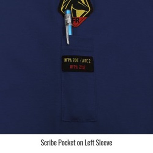 Revco long-sleeved t-shirt with scribe pockets