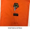 Scribe pockets on flame-resistant t-shirt