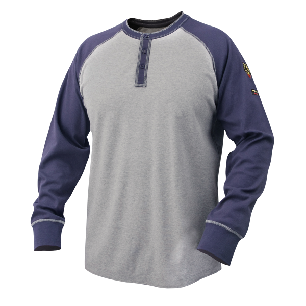 Revco navy/gray flame-resistant t-shirt