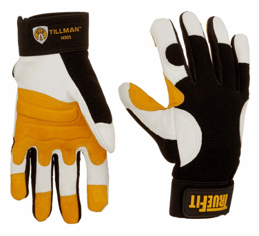 Truefit Tillman Leather Work Gloves TrueFit Mechanics Glove #1490