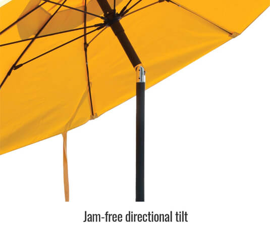 Black Stallion Industrial FR Umbrella and Tripod Stand Set #UB150