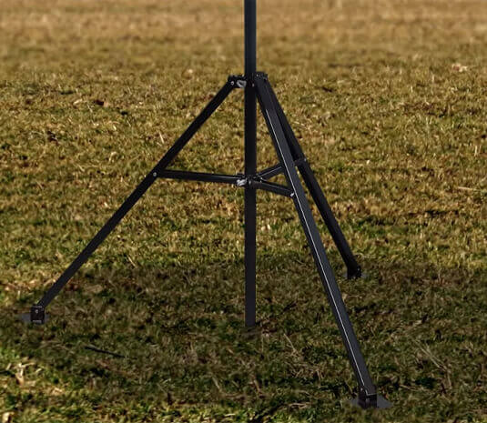 Black Stallion Tripod Stand for FR Industrial Umbrella #UB50