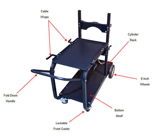 Metal Man Heavy Duty Single/Dual Bottle Cart UWC4 For Sale online