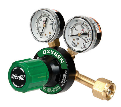 Victor® G250-150-540 Medium Duty Oxygen Single Stage Regulator, CGA-540 V #0781-9400