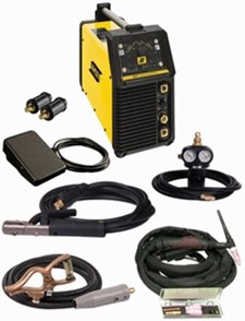 Beginner welding kit ESAB ET 220i AC/DC HF TIG Package on sale