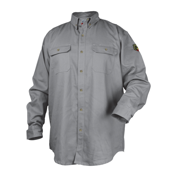 FR Cotton Welding/Work Shirt (Gray) #WF2110-GY