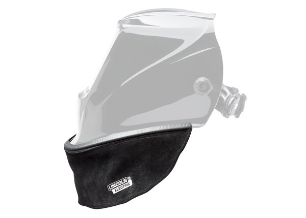 Lincoln Electric Split Leather Helmet Bib w/ Press Fit Seal #KP3729-1
