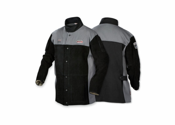 Lincoln XVI Series Heavy Duty Split Leather FR Welding Jacket #K4933  Welder Supply