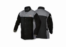 Lincoln Electric XVI Series Heavy Duty Split Leather FR Welding Jacket - L #K4933-L