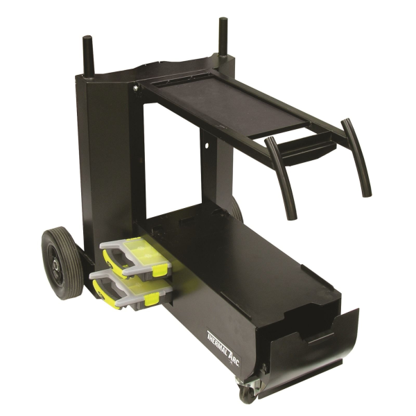 Thermal Arc/Tweco Single Cyl Cart that makes organization of accessories and movement for welders easy