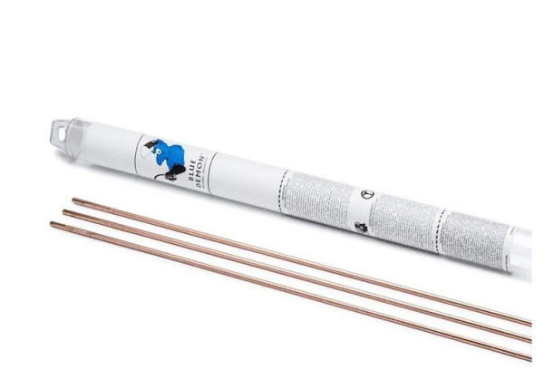 ERCuSi-A X 1/16" Silicon Bronze copper welding wire rods 1lb tube Blue Demon 