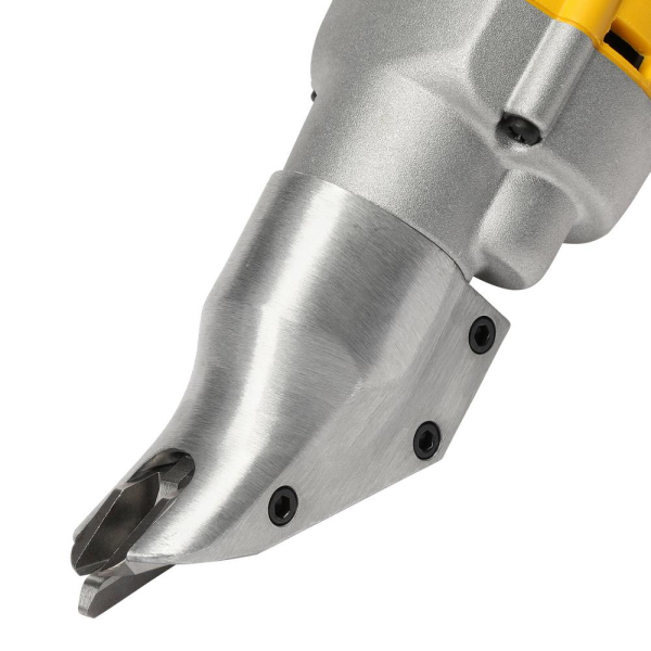 Dewalt Swivel Shear #DW890 Macro image of 7/32 inch shear that allows for excellent visibility and can cut many materials